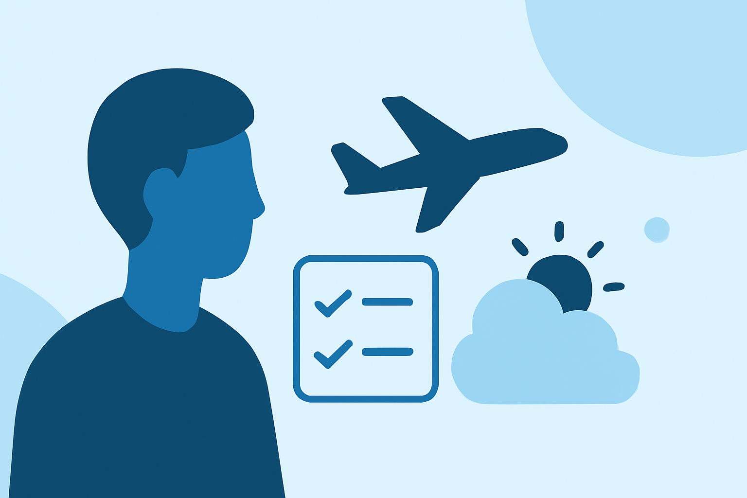 Optimizing Same-Day Flight Connections and Weather Planning for Frequent Flyers