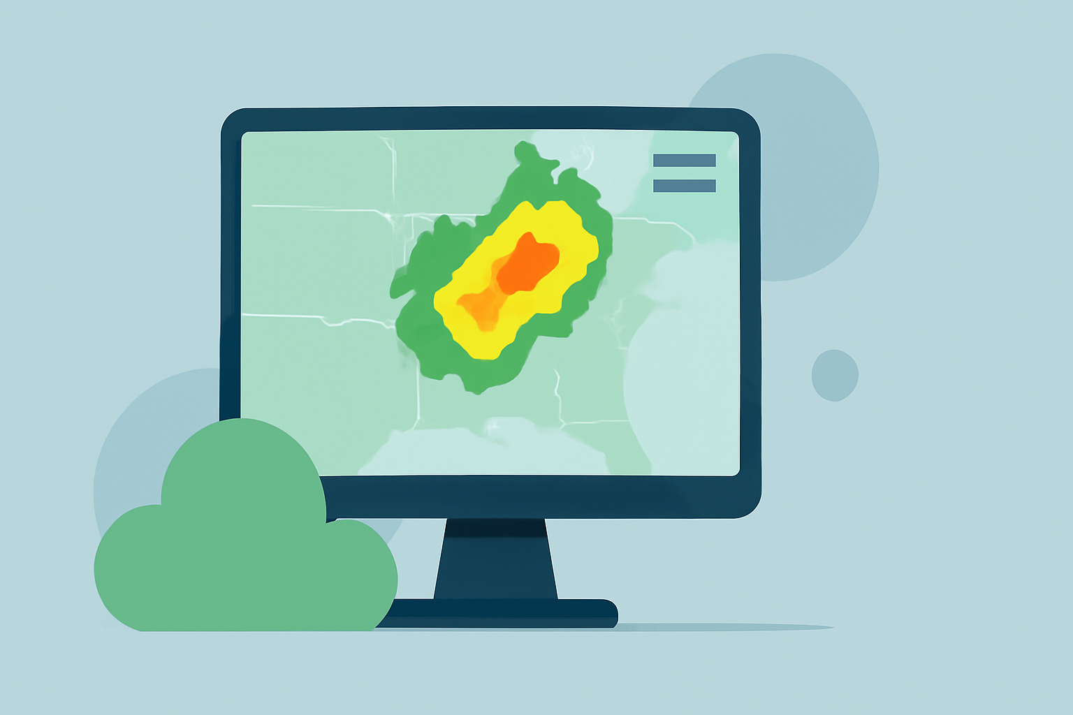 Understanding Composite Reflectivity Maps During Pollen Season