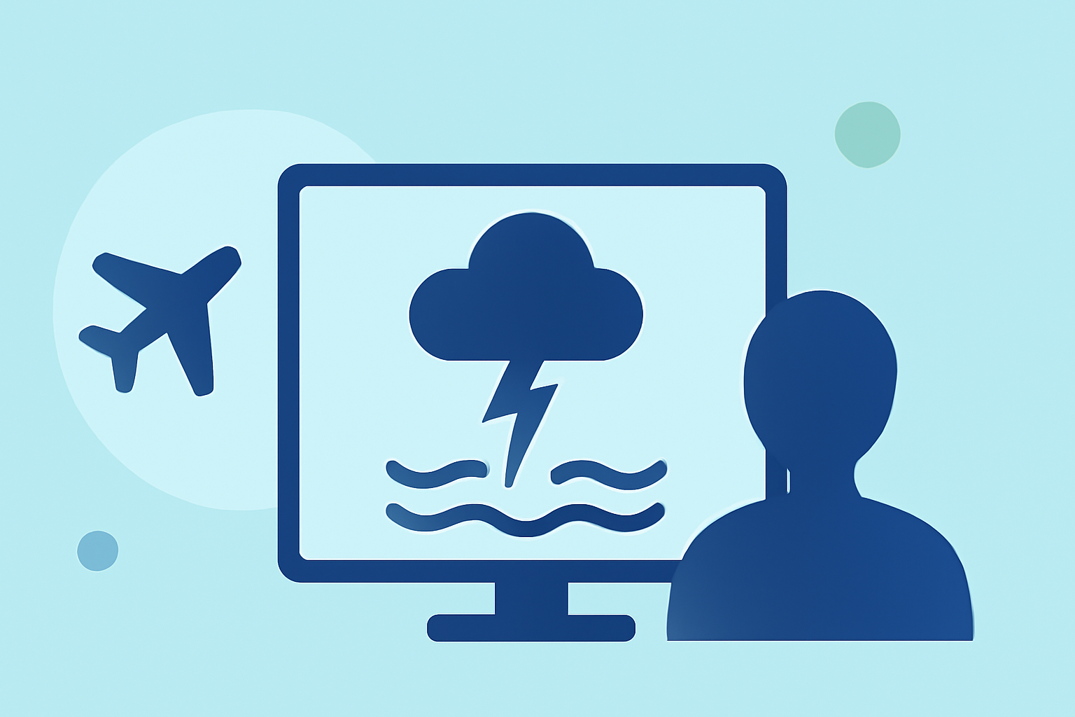Understanding Regional Storms and Ripple Delays at the Airport