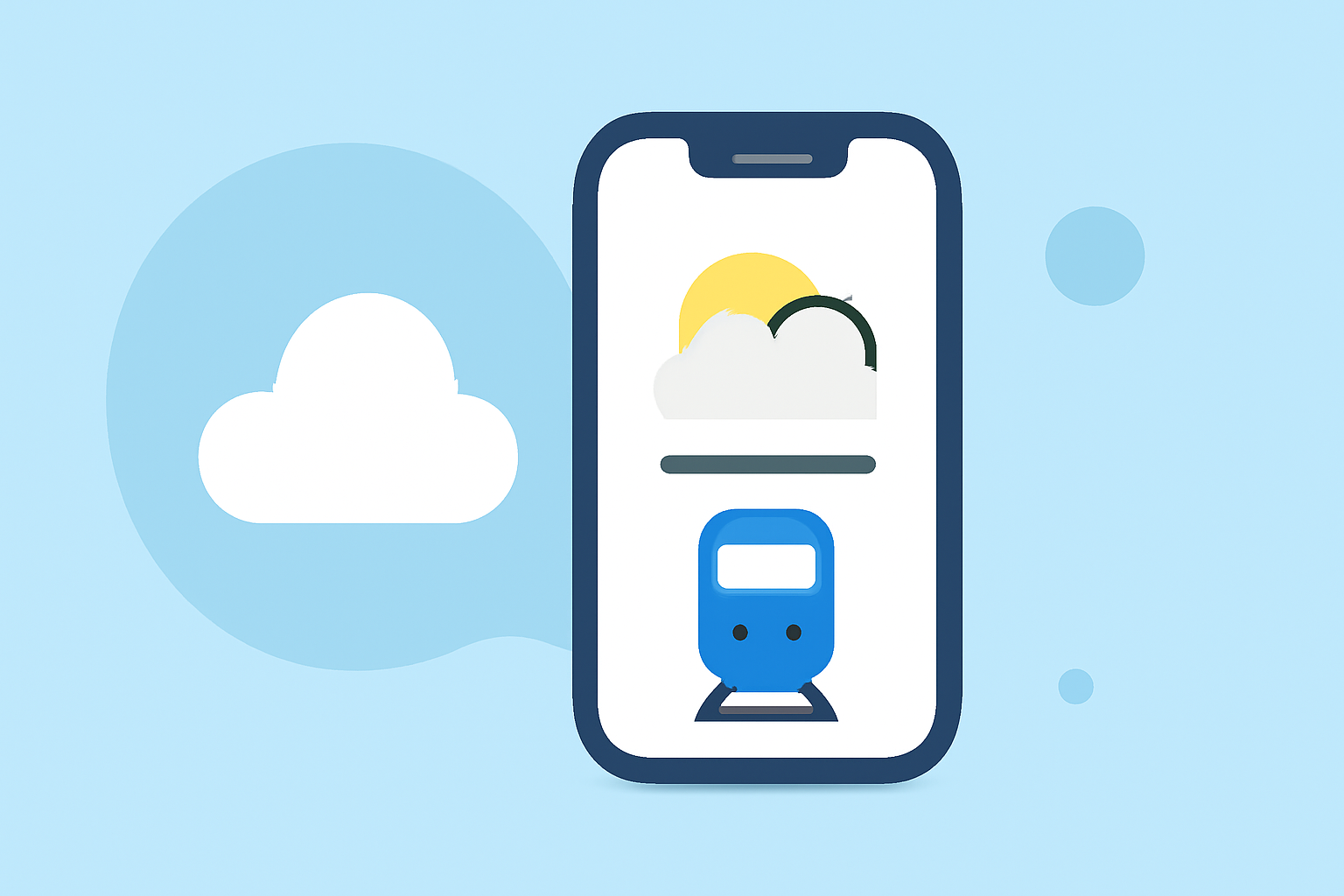 Getting Started with Weather for Trains on iPhone
