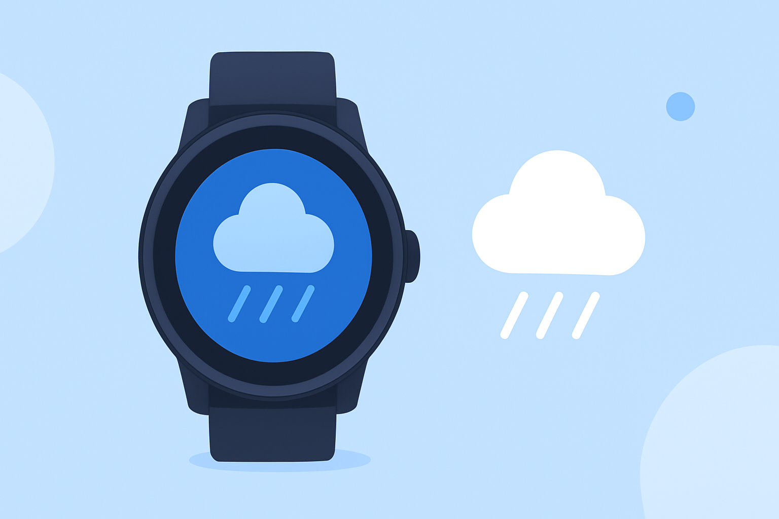 Quick Minute-by-Minute Rain Forecast on Wear OS