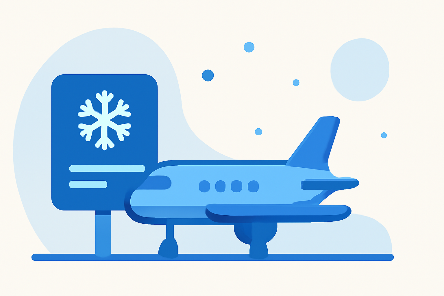 Understanding Snow at Your Departure Airport for International Travel