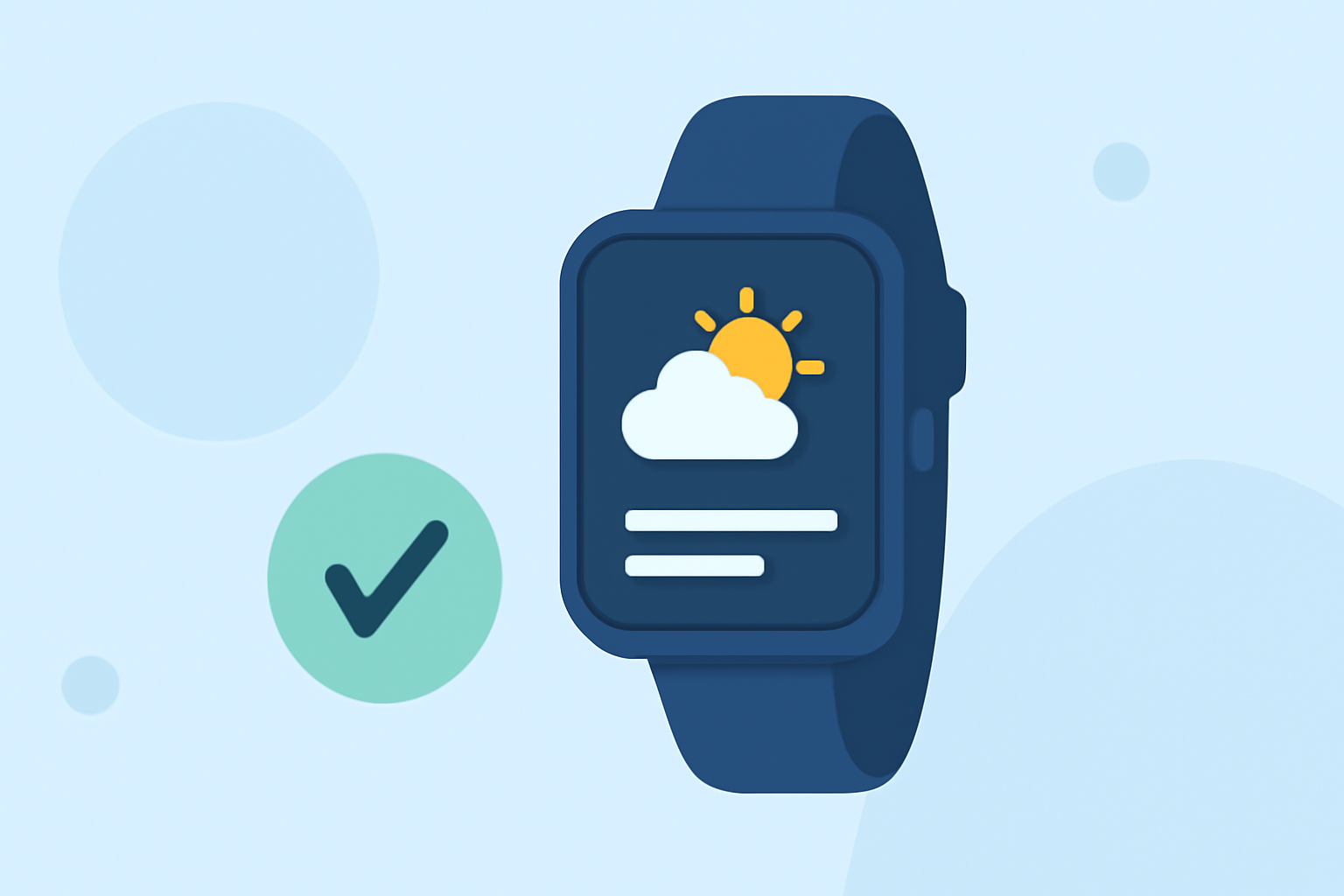 Weather for Outdoor Weddings Checklist on Wear OS