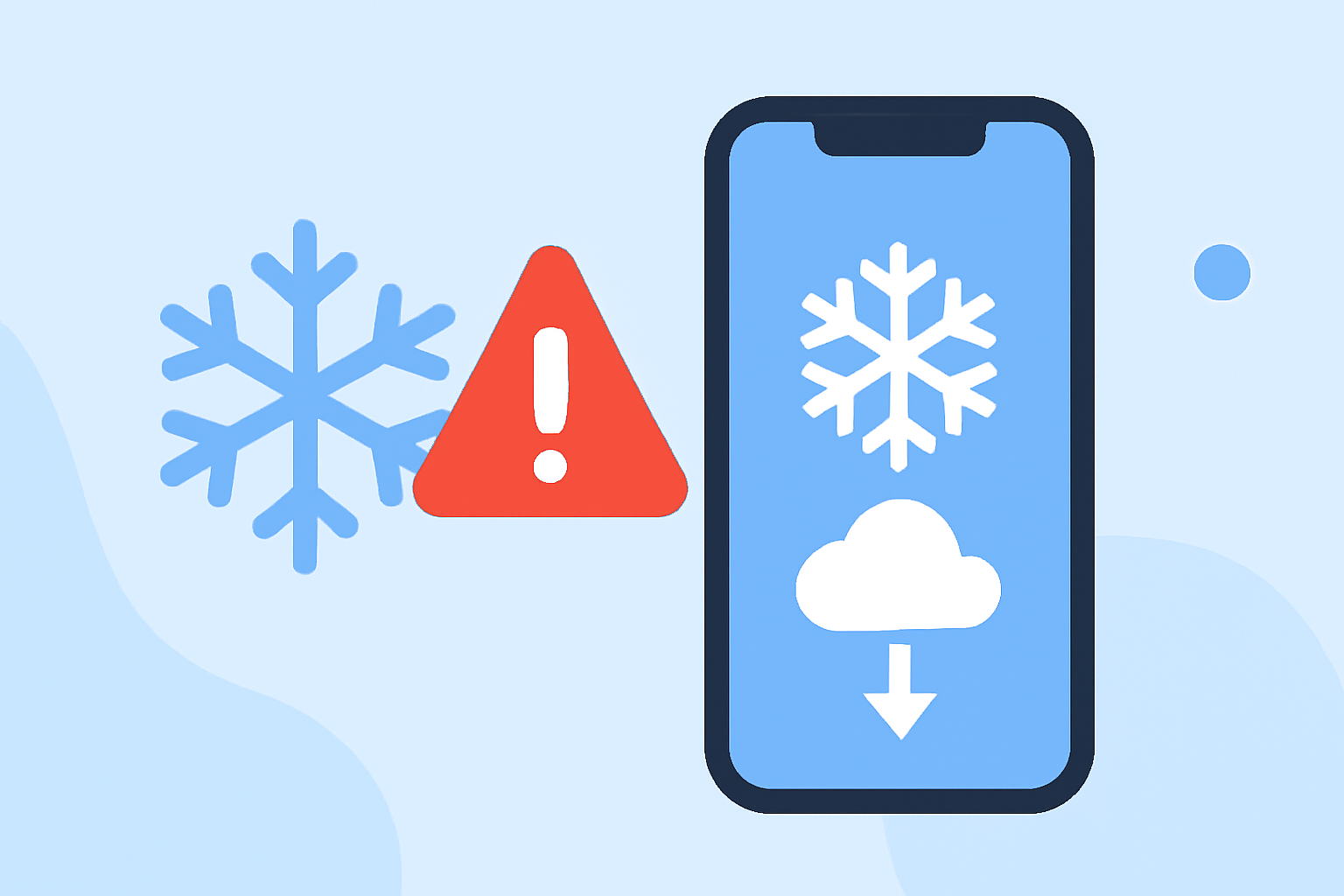 Quick Snowstorm Preparation on iPhone