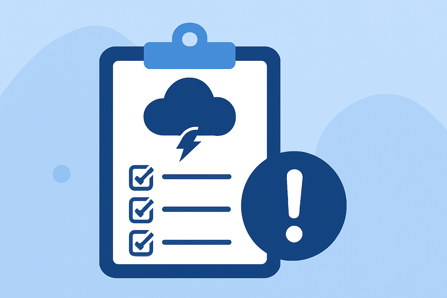 Weather Alert Thresholds Checklist During Hurricane Season