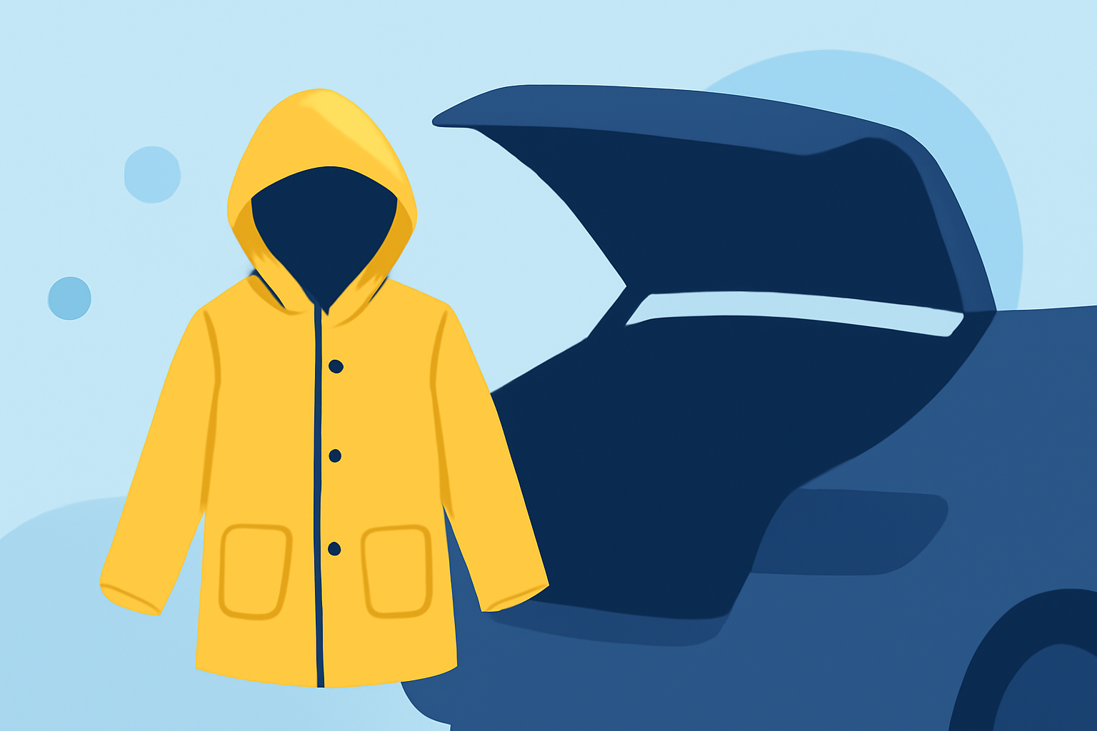 Essential Checklist for Keeping a Raincoat in Your Car for Unpredictable Weather