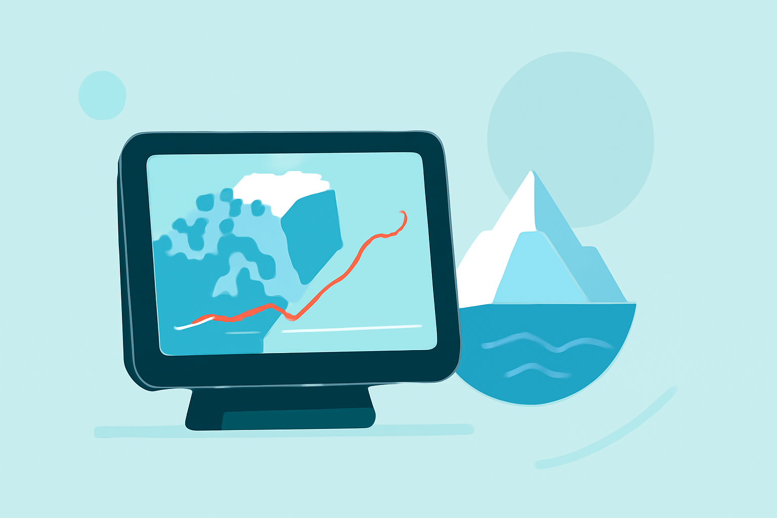 Using Smart Displays to Monitor Arctic Climate Trends
