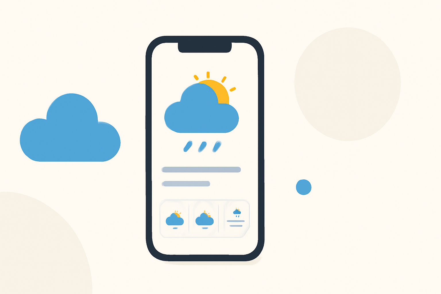 Weather Forecasts for Vacation Planning on iPhone