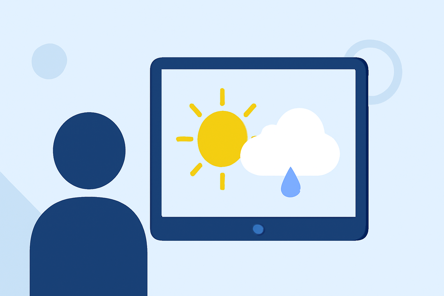 Summer Weather Outlook for Beginners on iPad