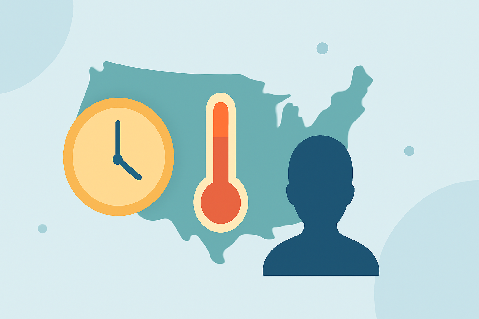 Optimal Travel Times to Avoid Heat Waves in the United States