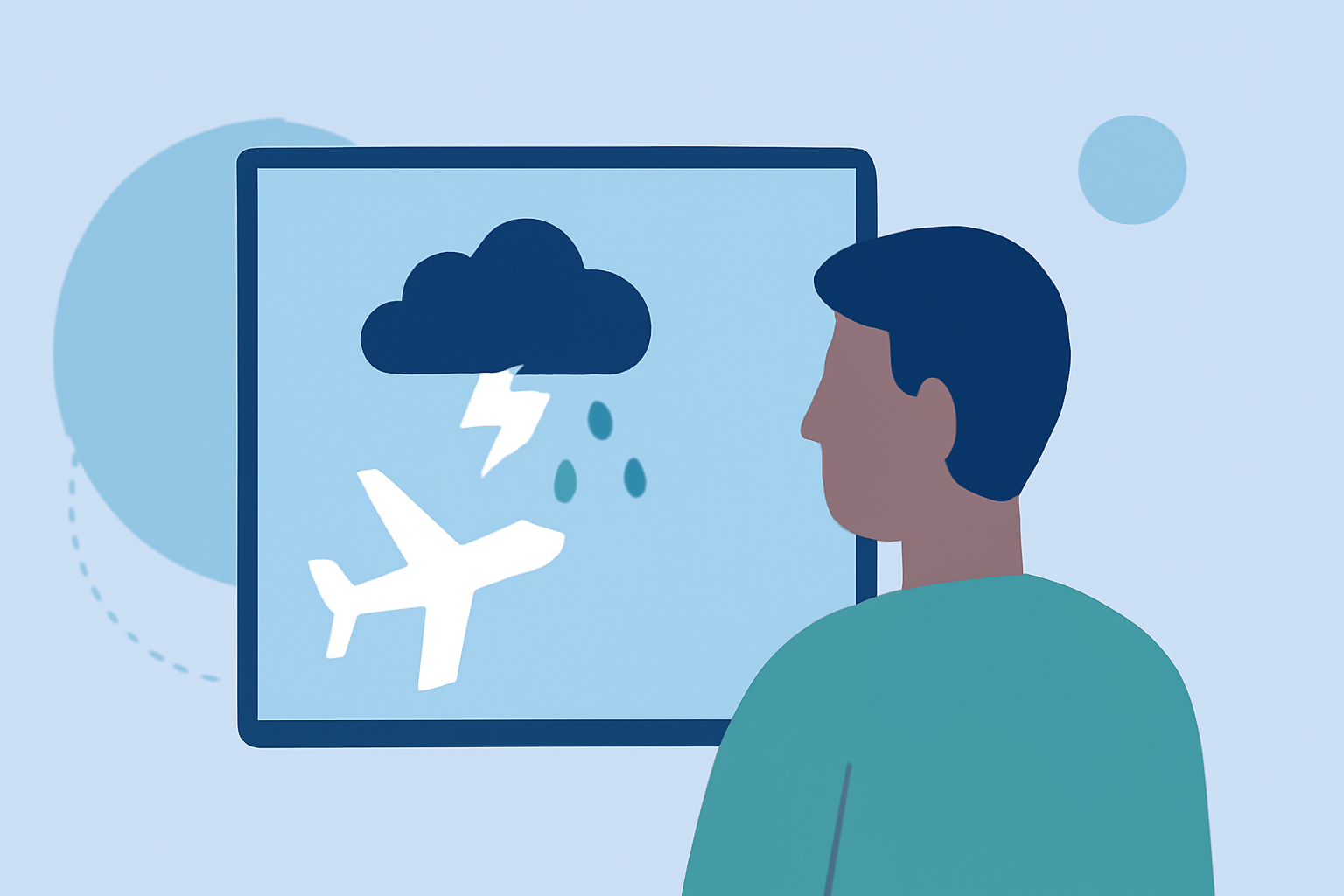 Planning Your Flight Around an Approaching Storm: A Guide for Cautious Flyers