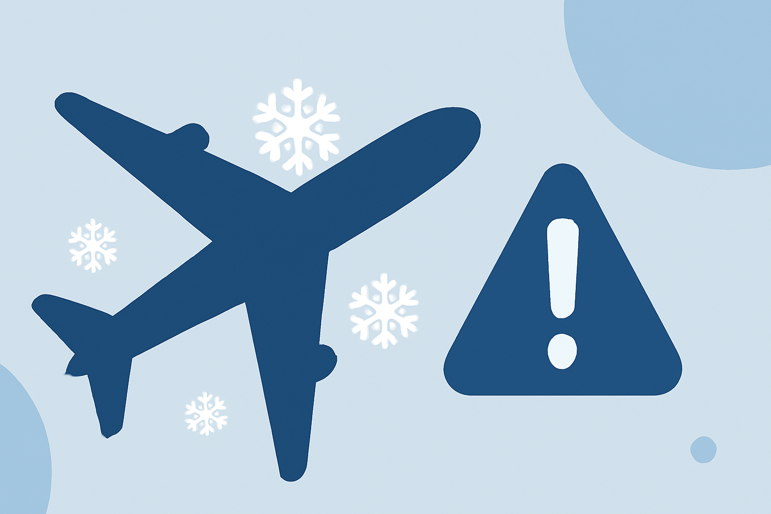 Snow at Your Departure Airport: Mistakes to Avoid