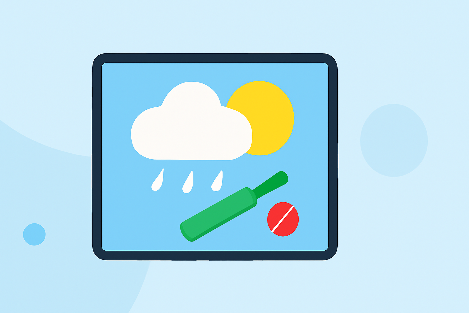 Getting Started with Weather for Cricket on iPad