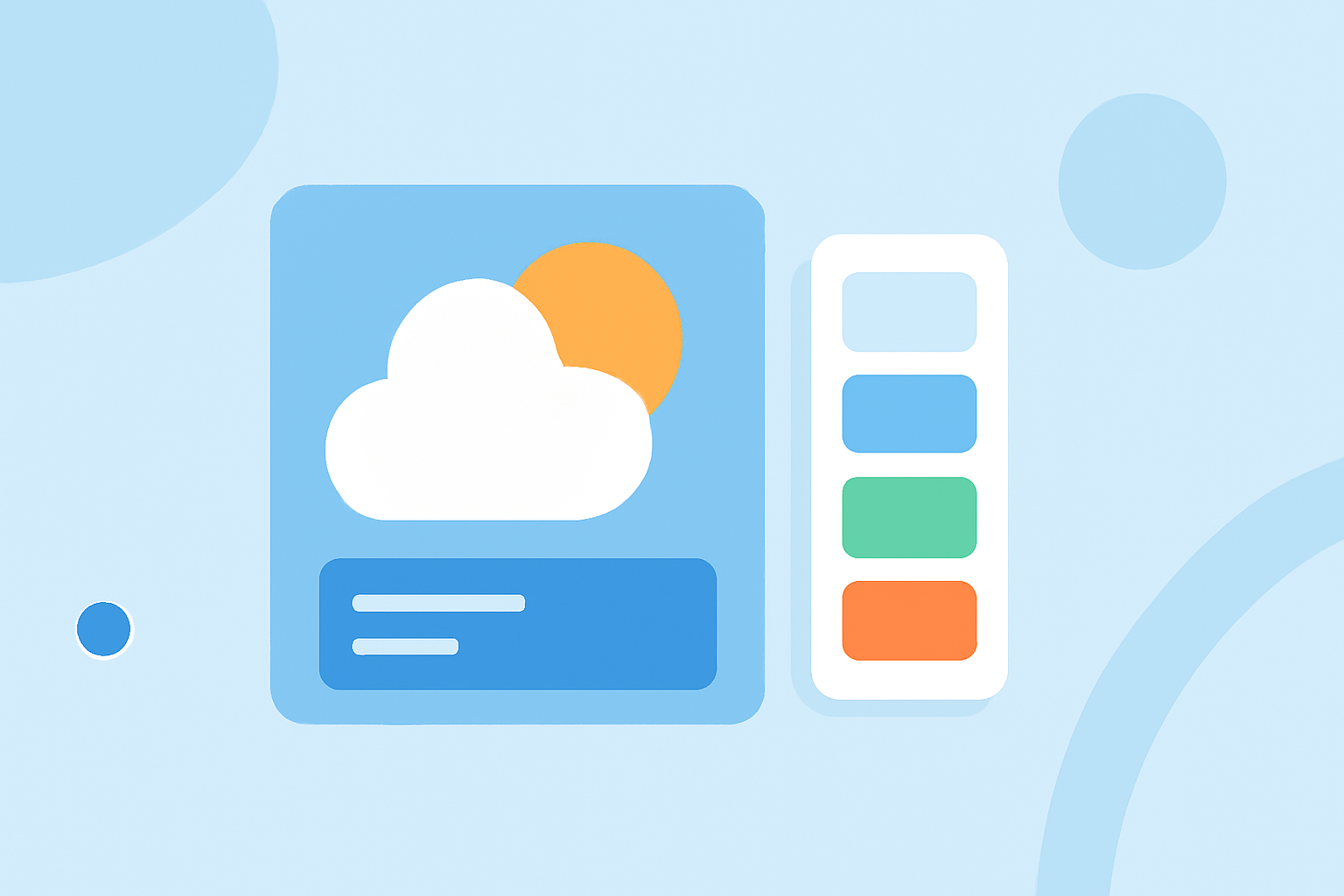 The Right Way to Choose Color Themes for Weather Widgets