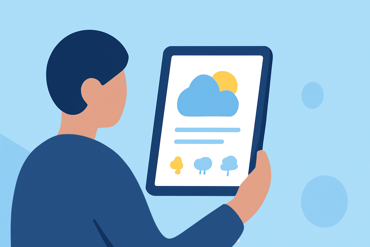 How to Access Weather Forecasts for a Vacation Step by Step on iPad