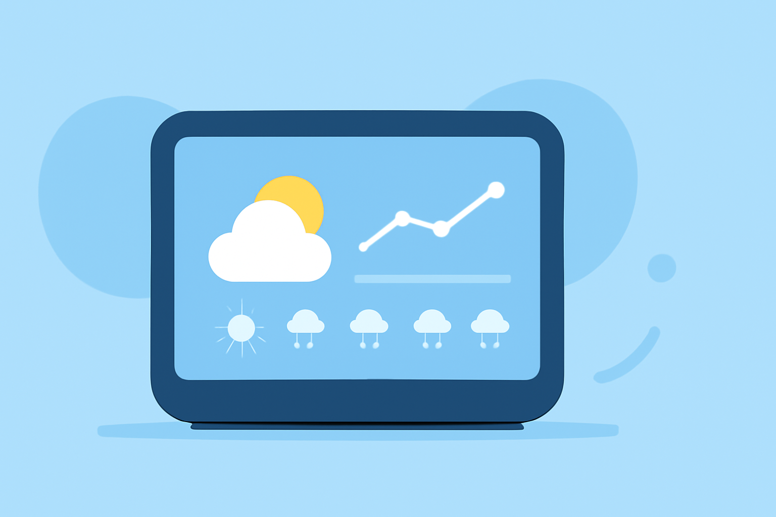 An Introduction to Extended Weather Forecasts on a Smart Display