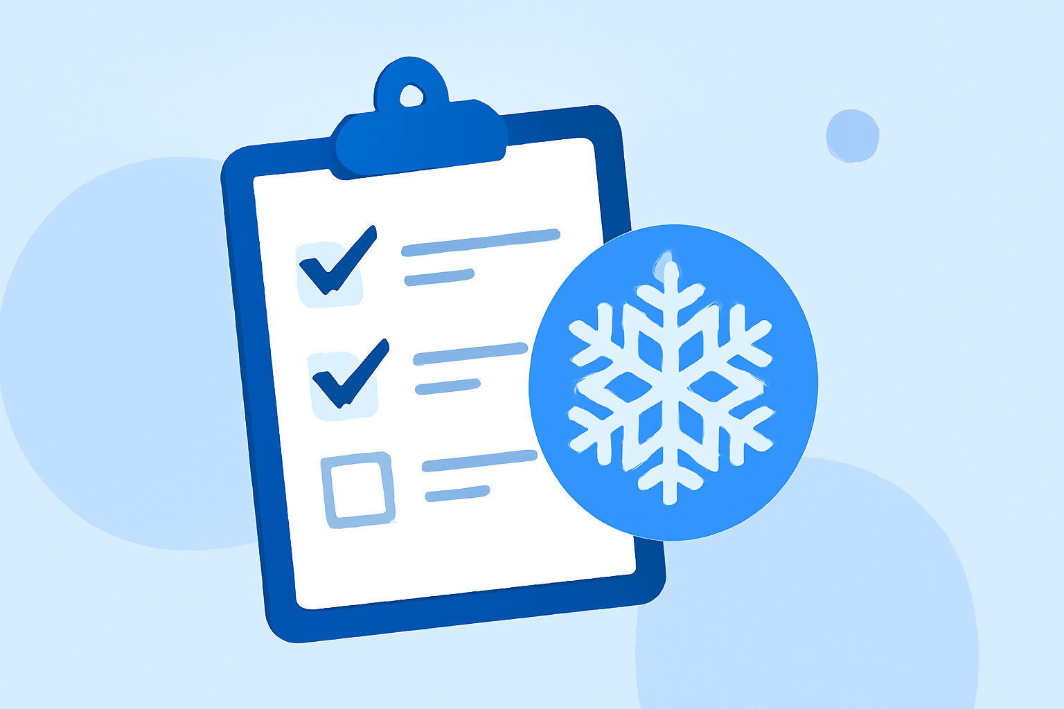 Severe Weather Basics Checklist During Winter Storms