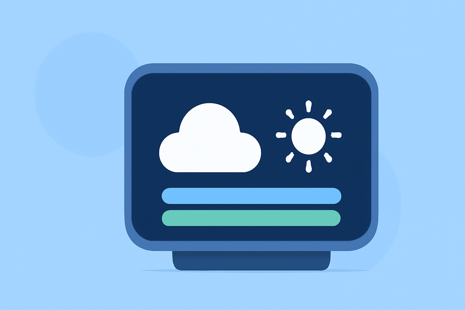 Weather-Aware Layers Cheat Sheet for Smart Displays