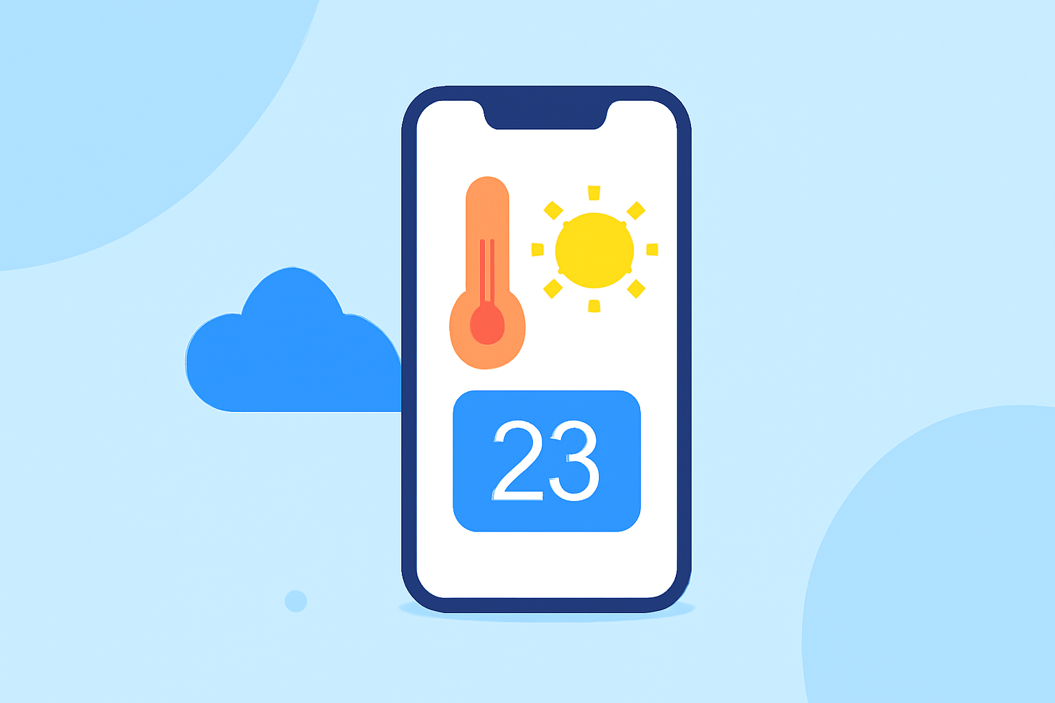 Temperature Forecast for Beginners on iPhone