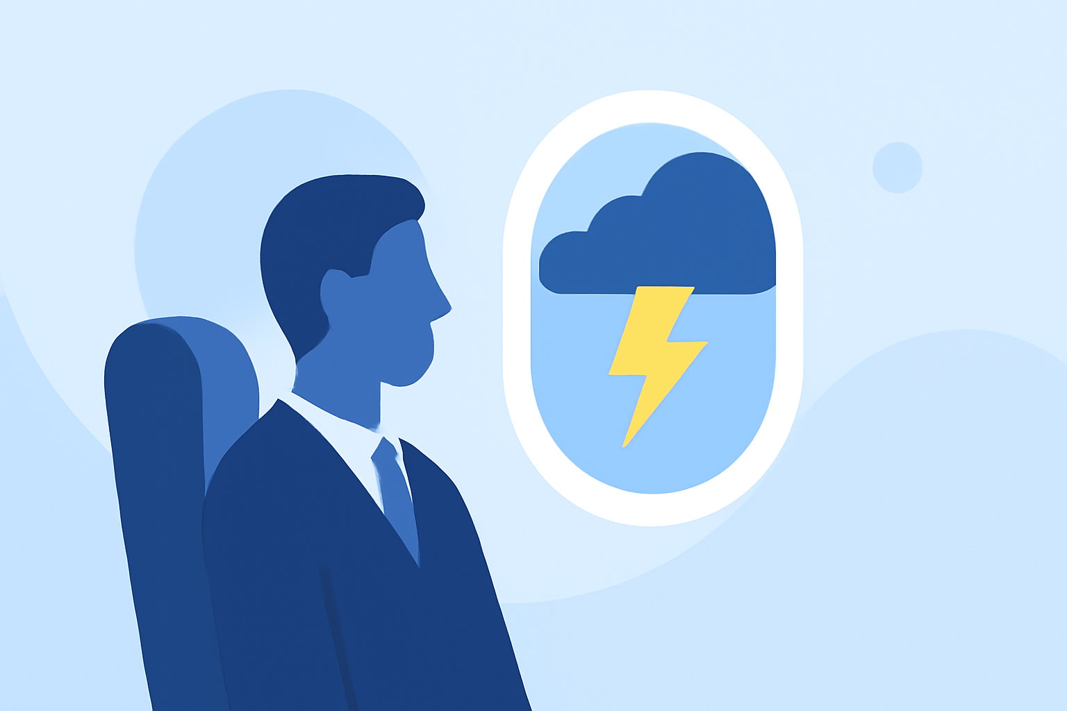 Managing Turbulence Near Thunderstorms for Business Travelers