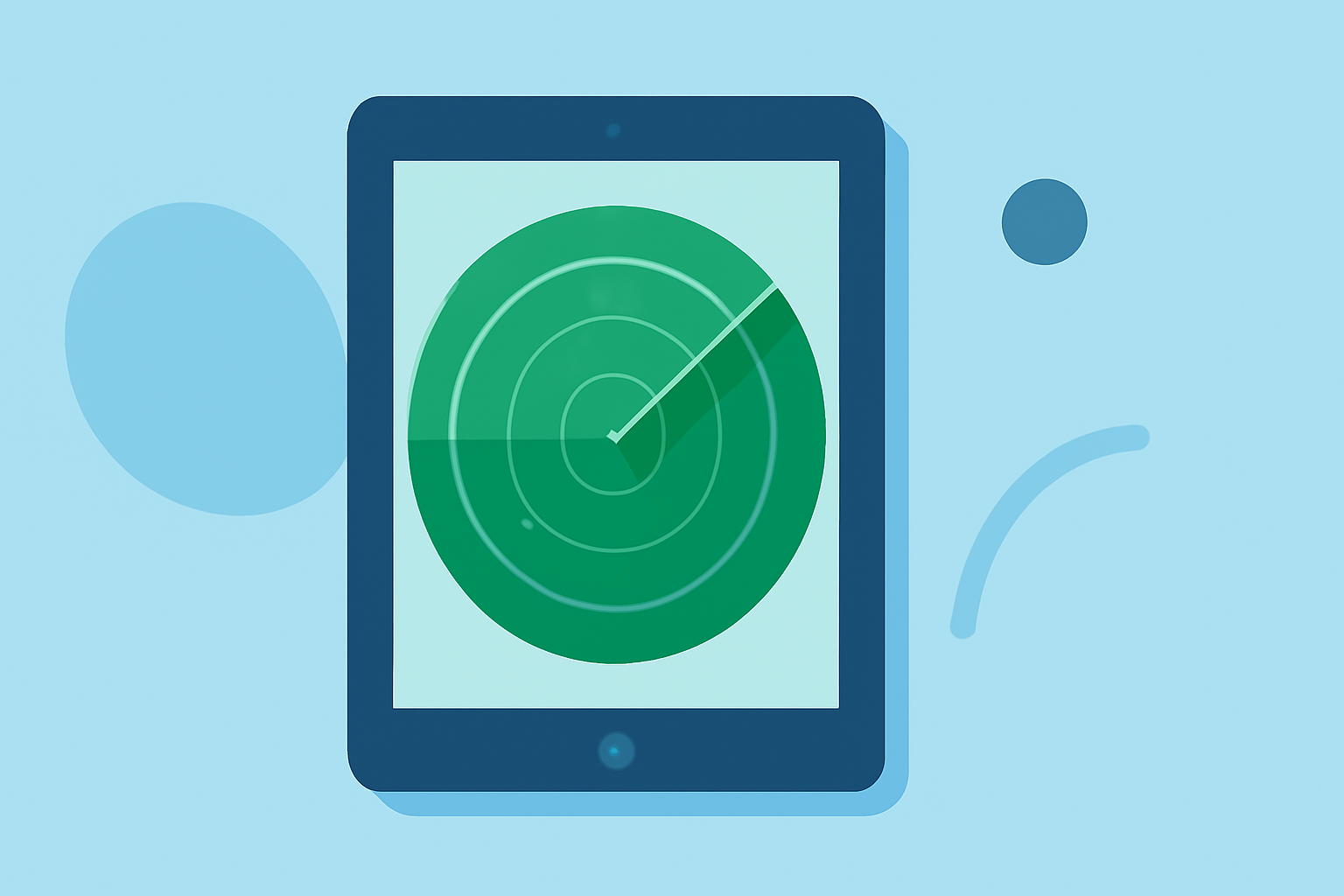 Offline Radar Tips on iPad