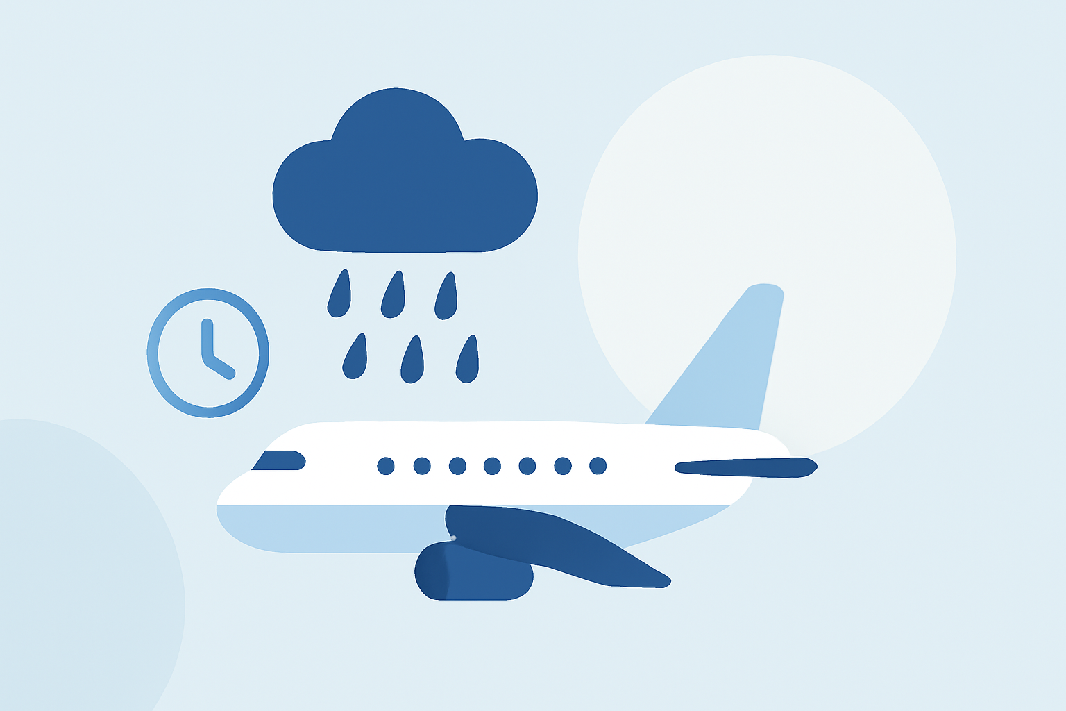 Rain Delays for Flights: Mistakes to Avoid