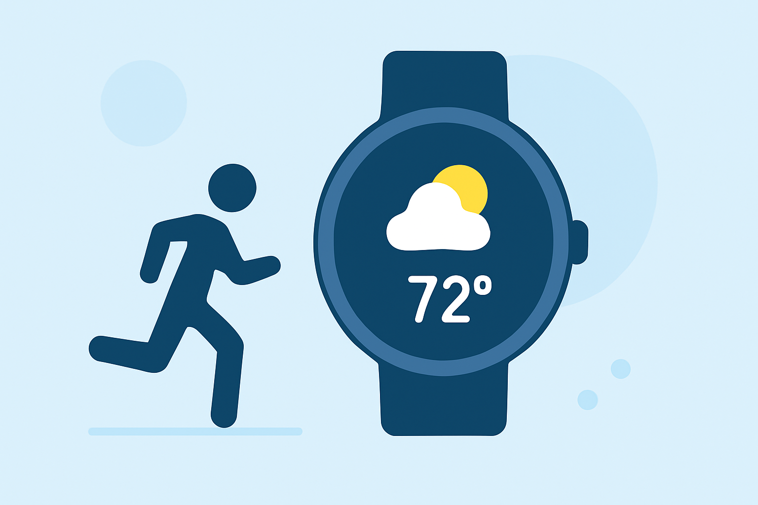 Quick Weather Updates for Runners on Wear OS