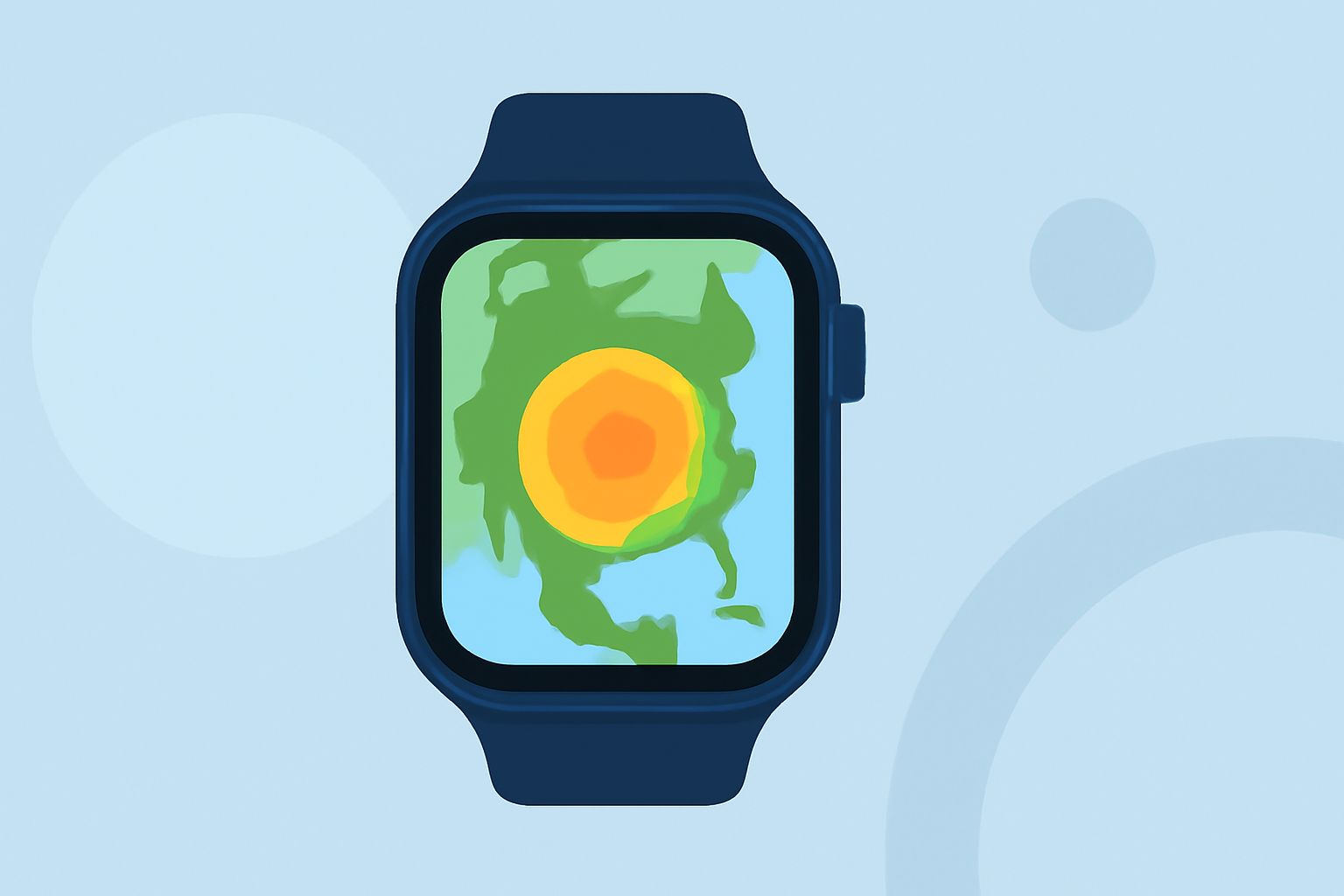 Easy Weather Radar Maps on Apple Watch