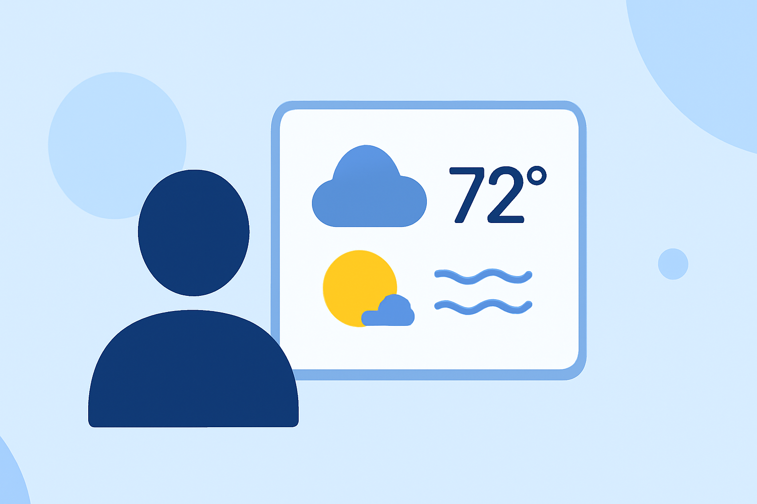 Easy Glanceable Weather Widgets for Workouts