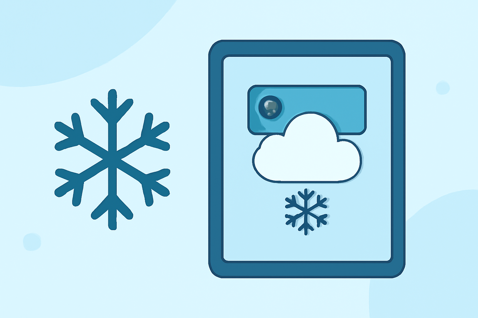 An Introduction to Snow Stop Notifications on a Tablet