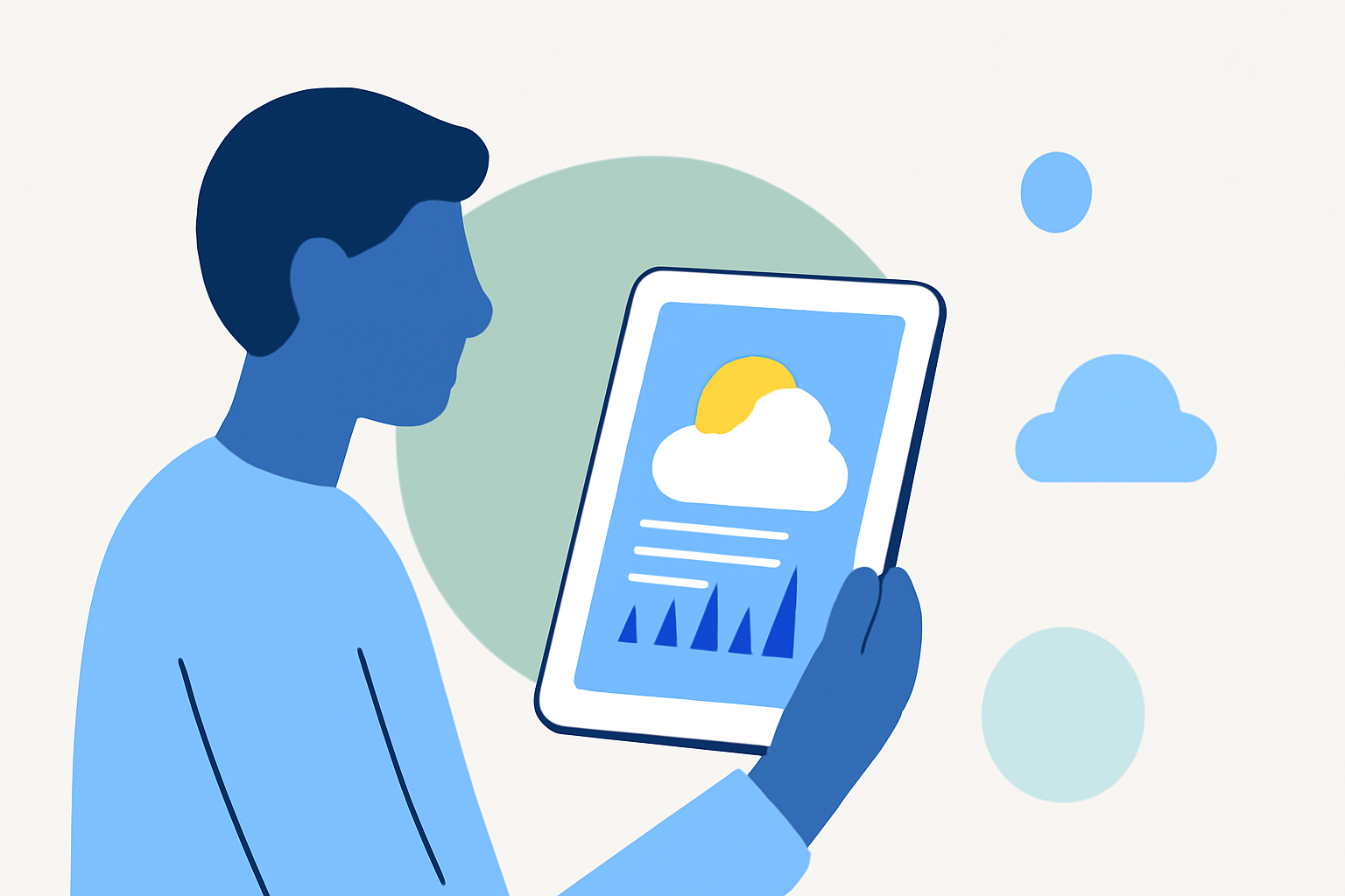 Managing Joint Pain with Weather Forecasts on Your iPad