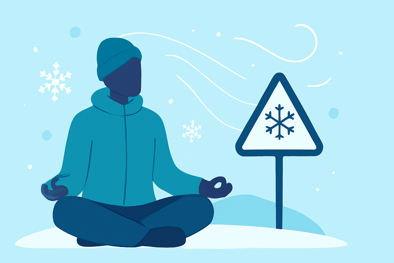Outdoor Meditation During Winter Storms: Weather Safety Guidelines
