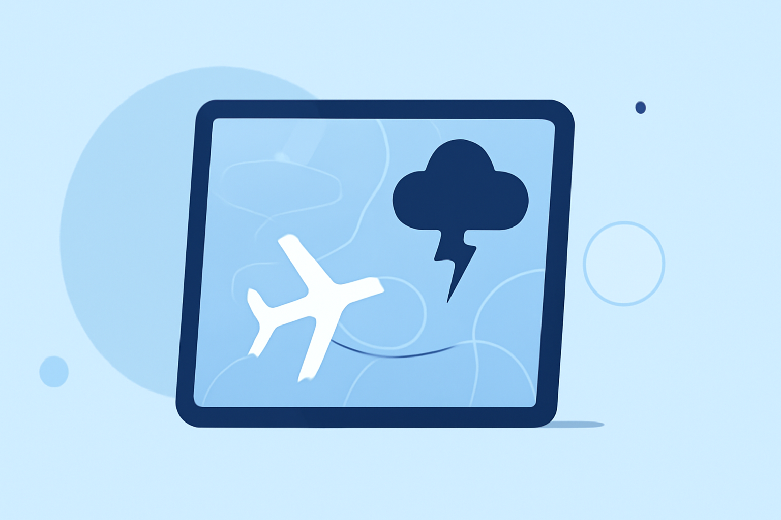 Mastering Flight Planning Around Storms on Your iPad