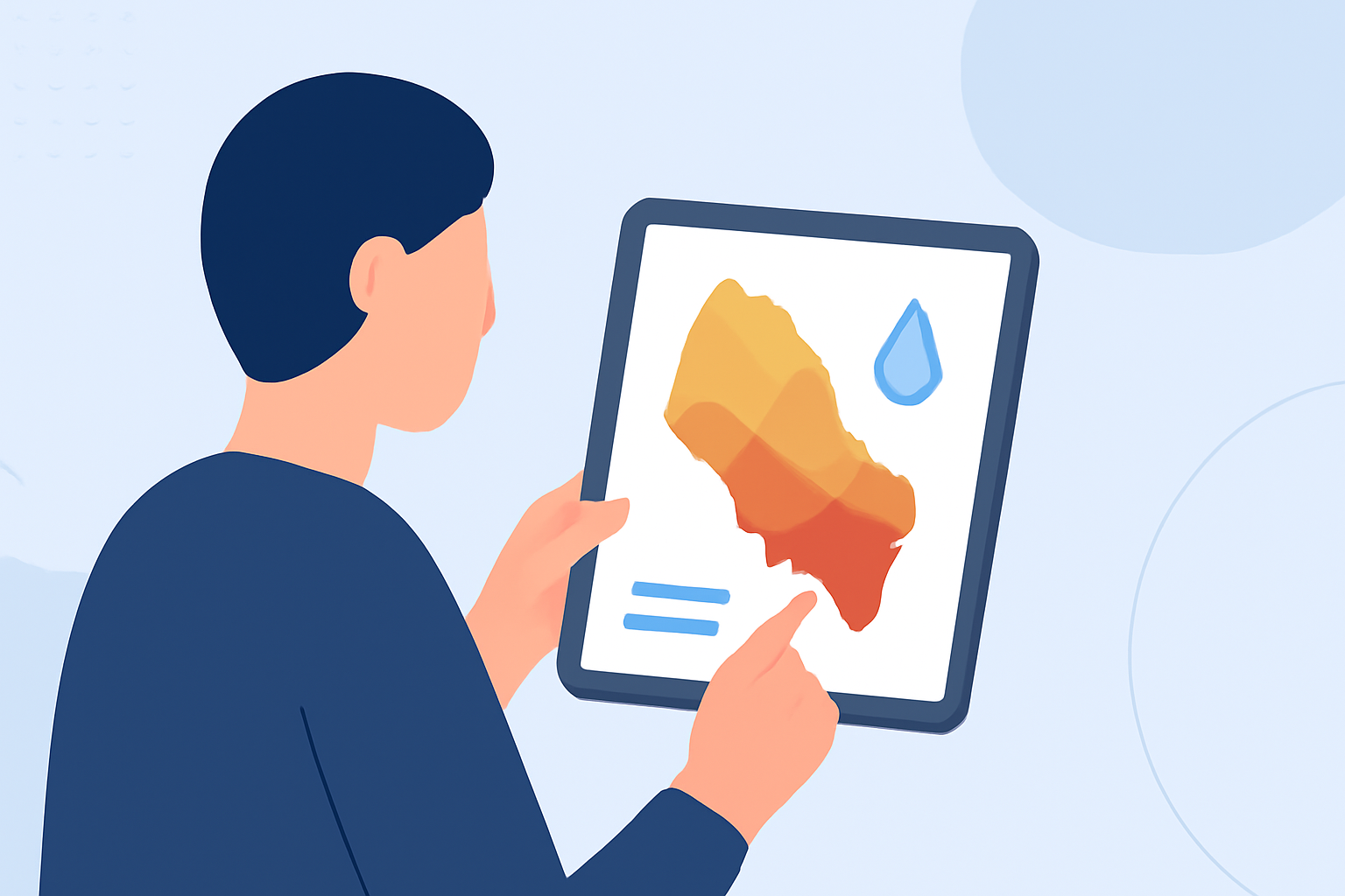Getting Started with Drought Monitoring on iPad