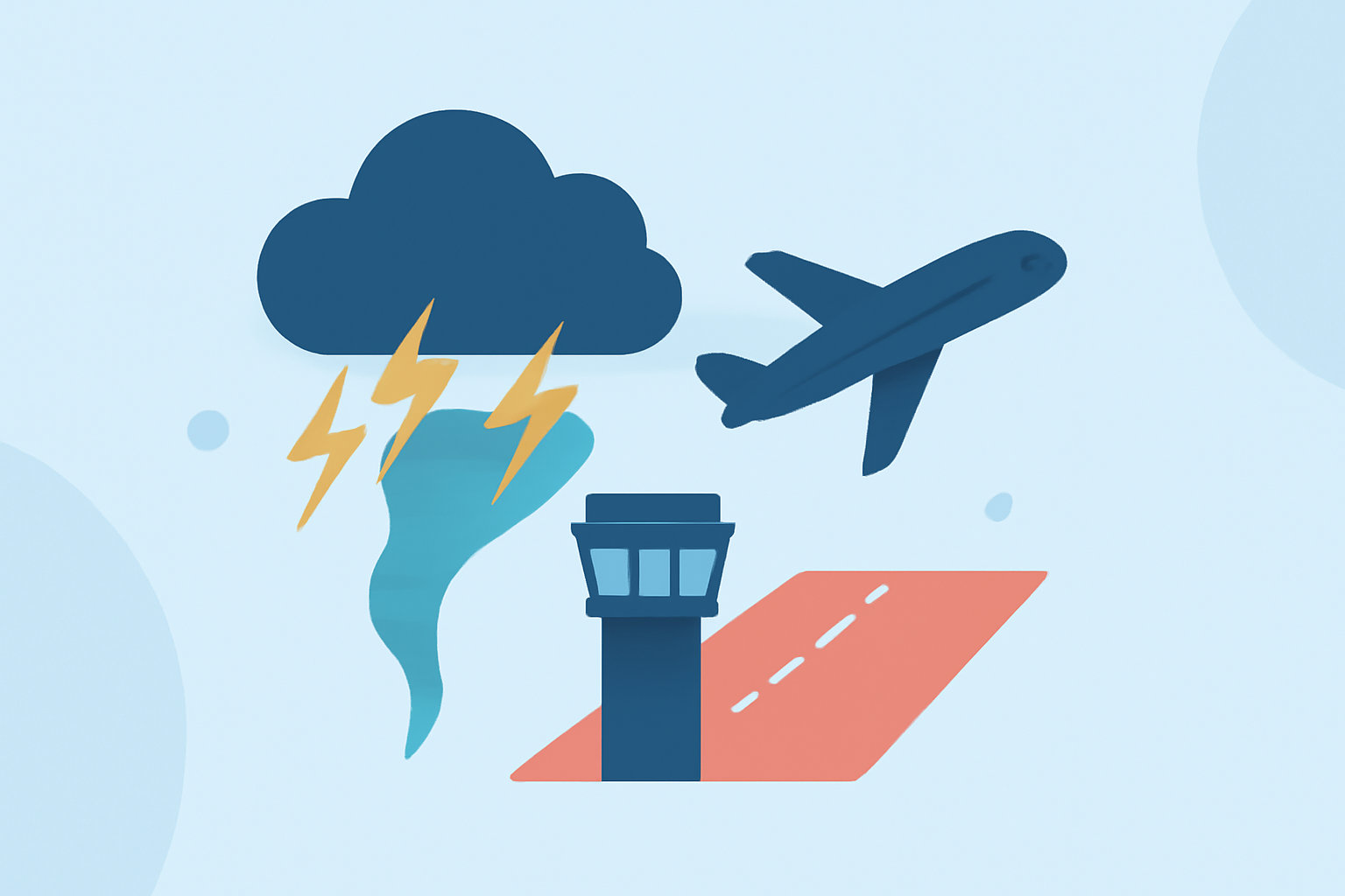 Understanding Thunderstorms Near Airports and Their Impact on Road and Air Travel