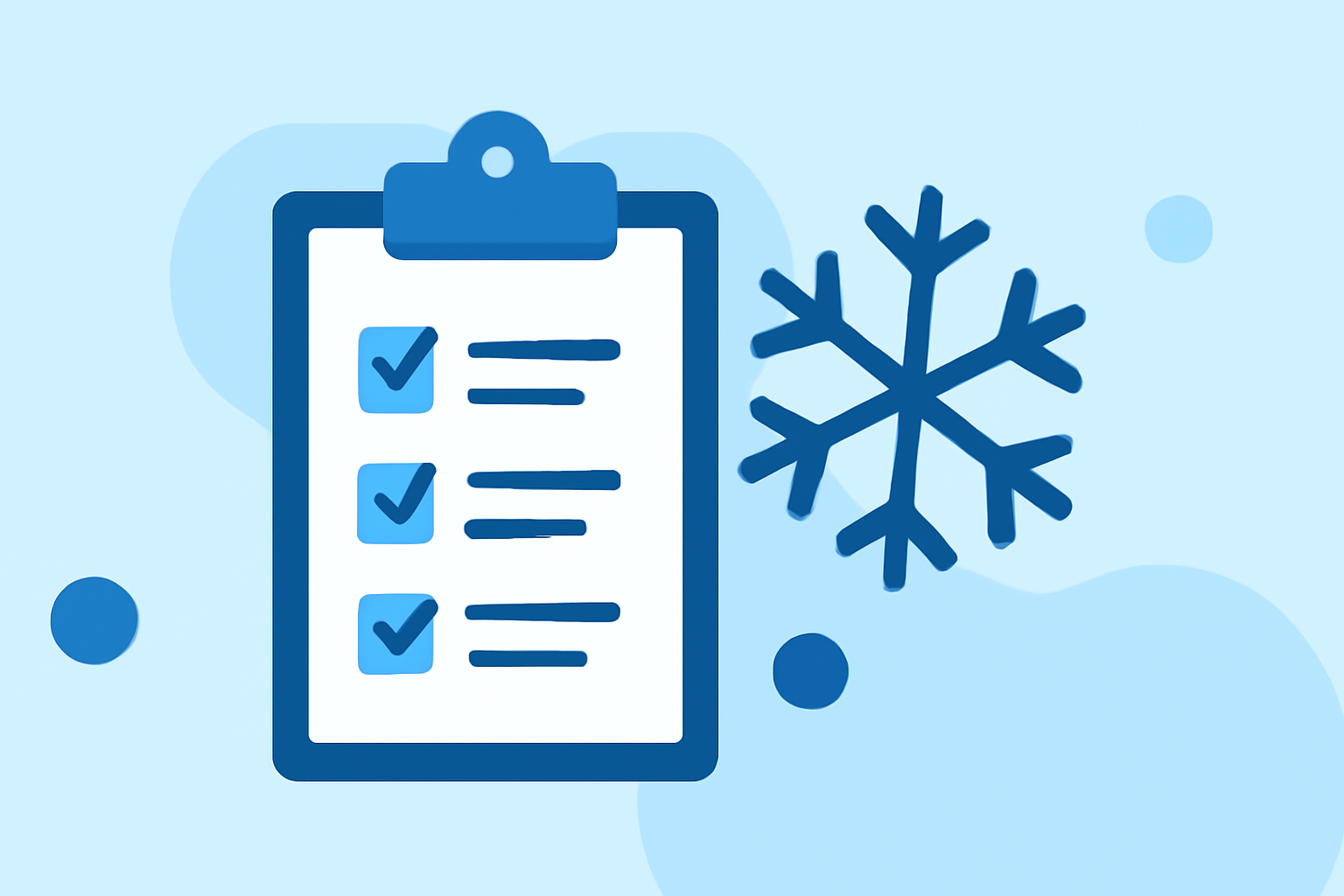 De-Icing and Departure Delays Checklist for Road and Air Trips