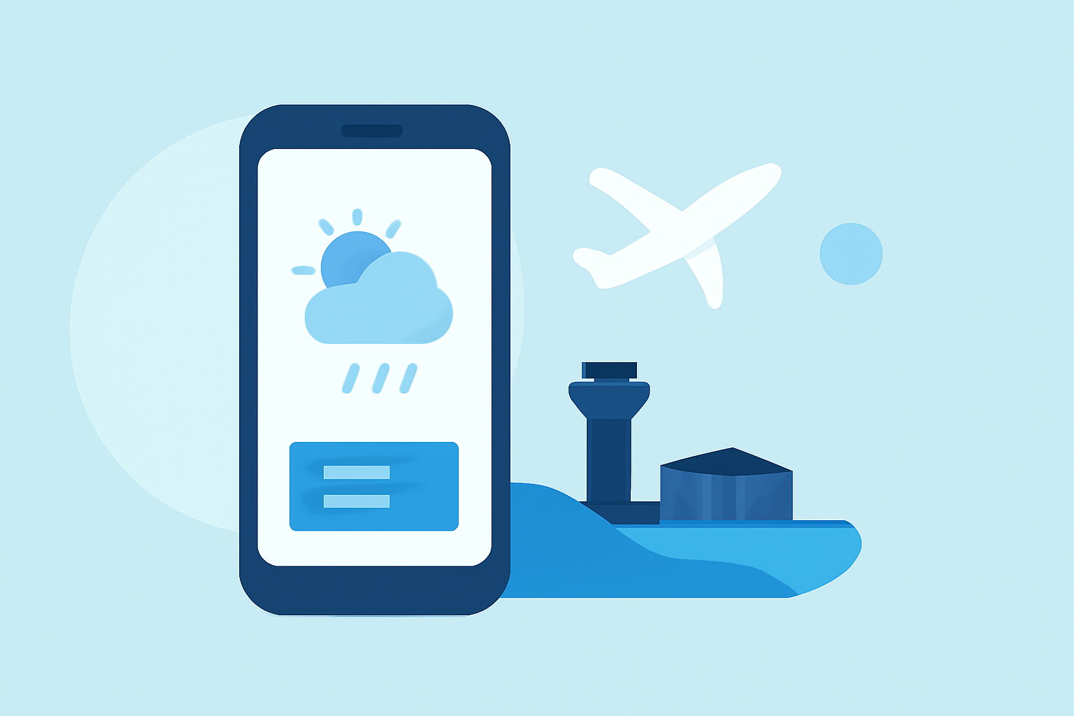 How to Monitor Weather Windows for Coastal Airports on Your Phone