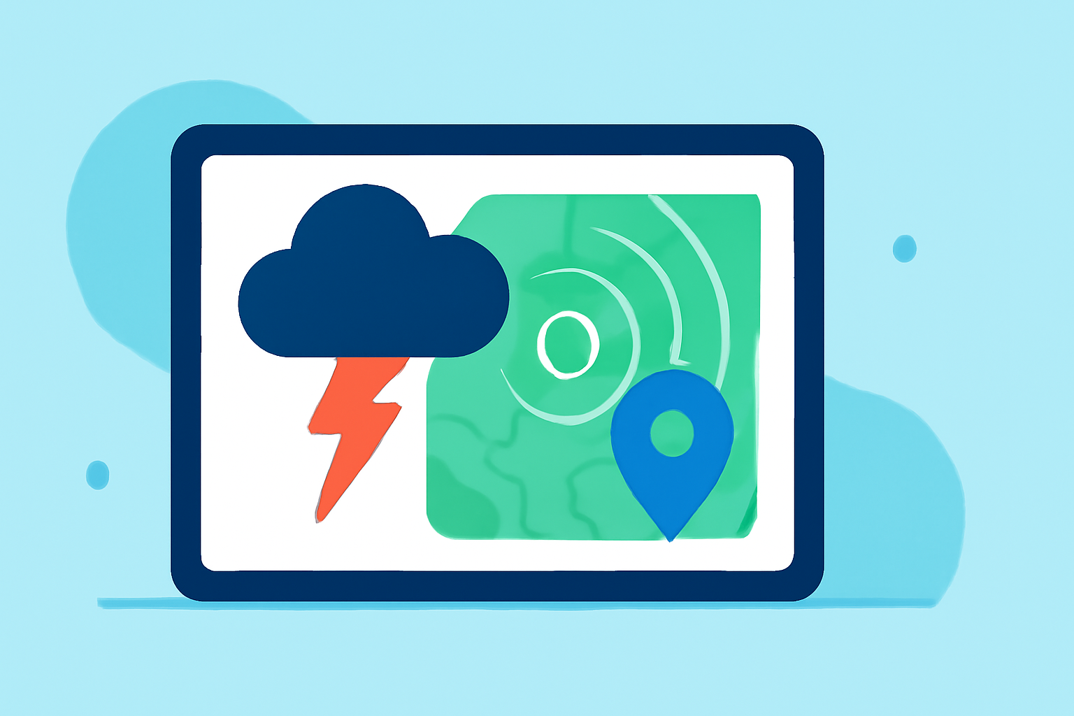 Easy Weather Radar Maps During Severe Weather