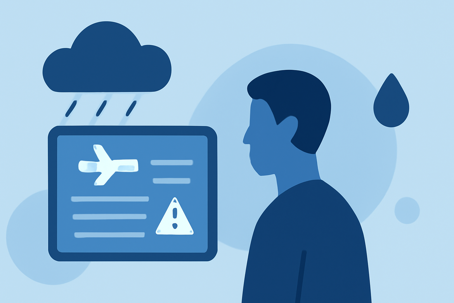 How to Prepare for Flight Delays Due to Rain: Essential Tips