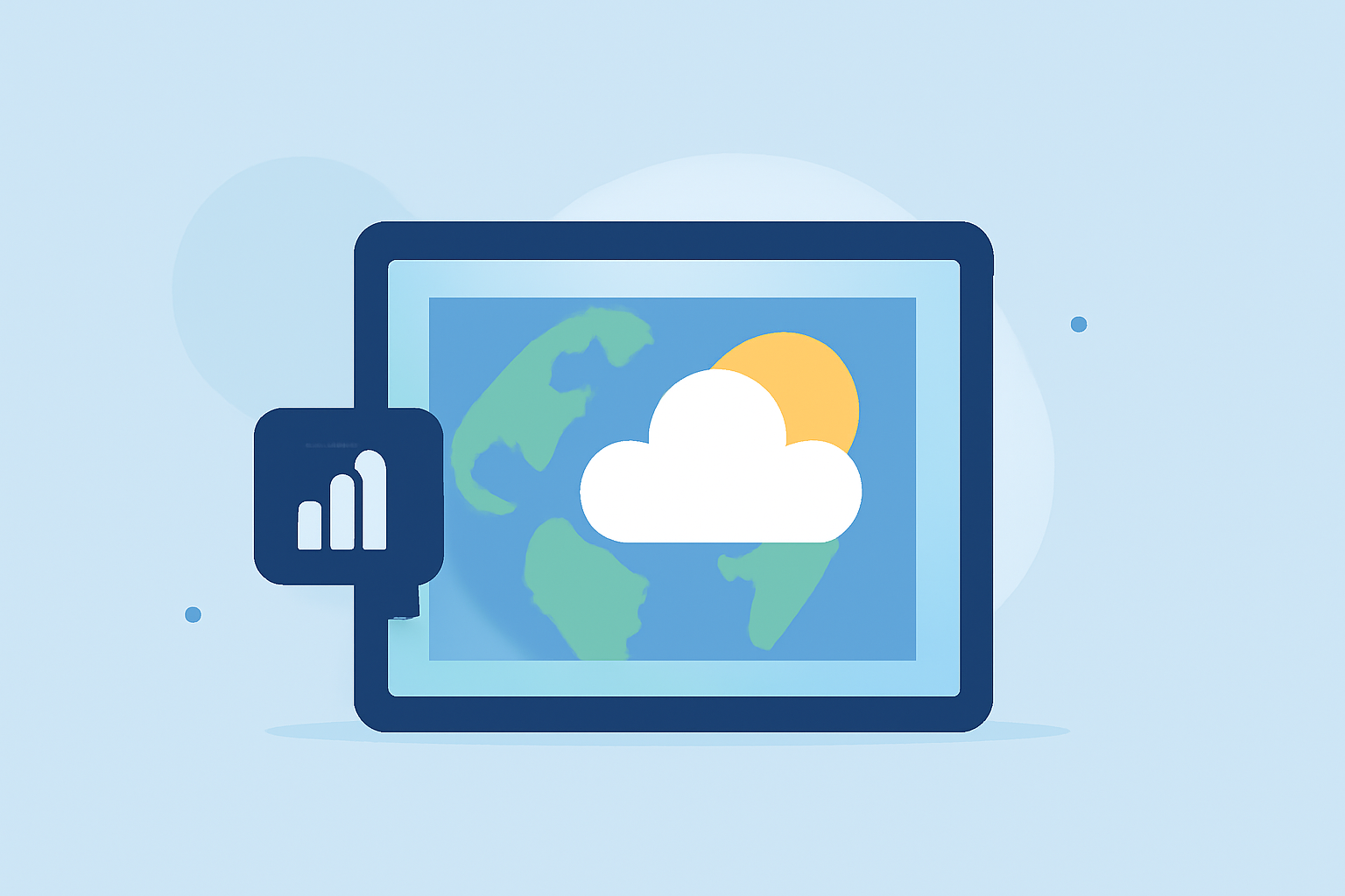 Weather Satellite Data Tutorial on iPad