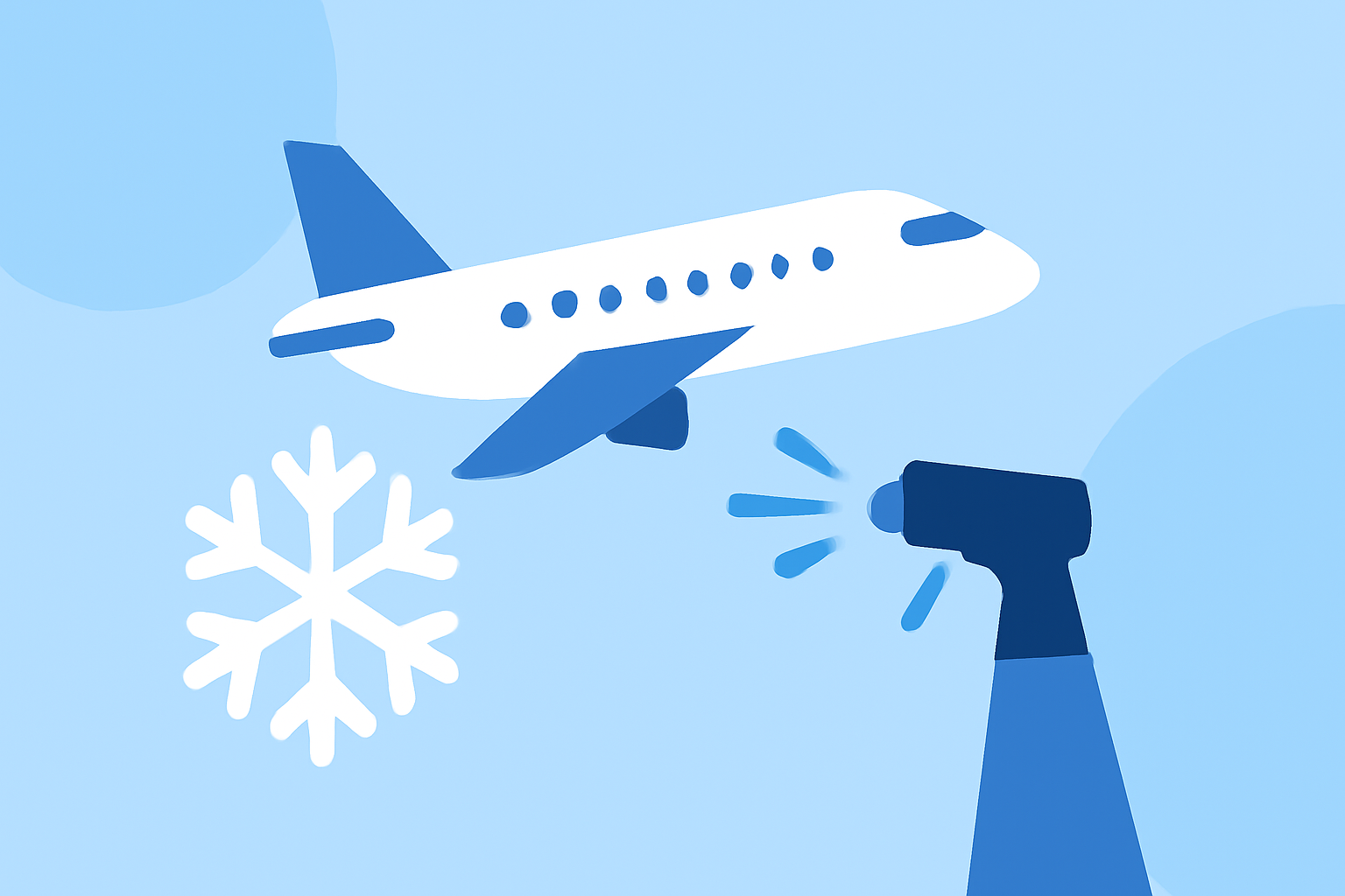 Quick Winter Travel: Snow and De-Icing for Connecting Flights