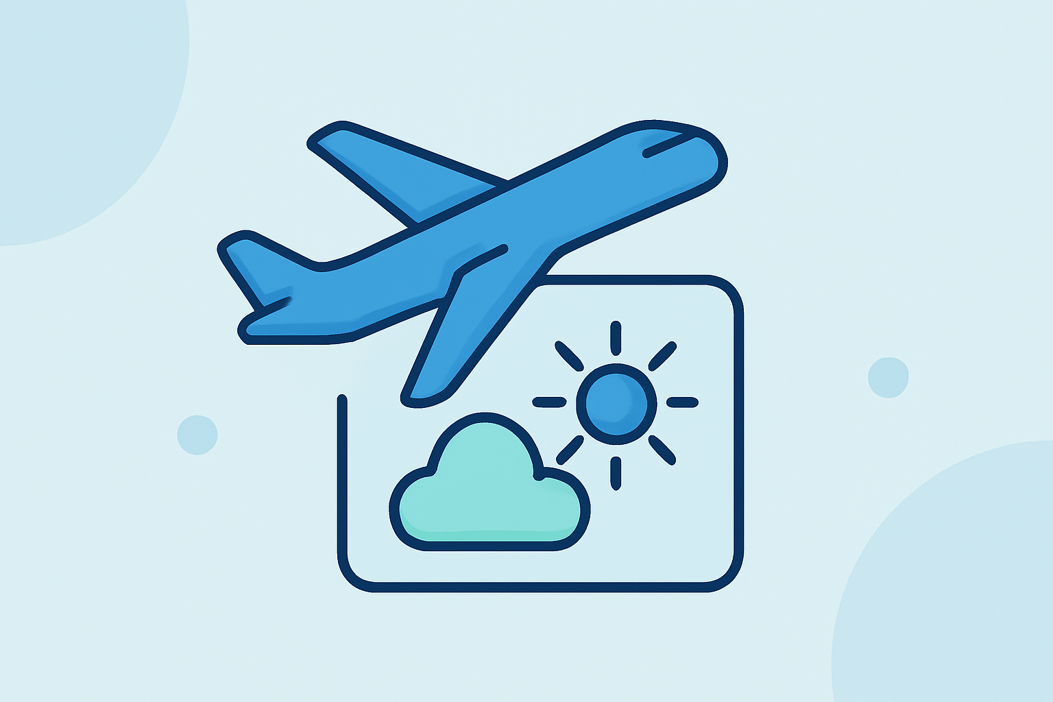Easy Predicting Flight Delays from the Forecast for Frequent Flyers