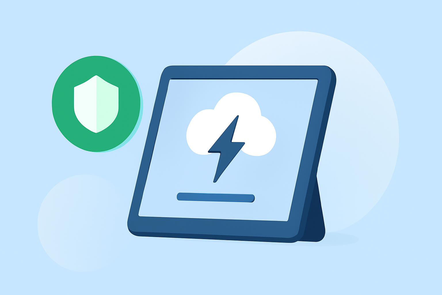 Easy Lightning Safety on a Smart Display