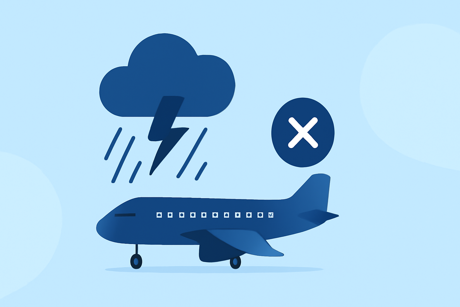 What to Do When a Storm Grounds Your Flight Before Departure