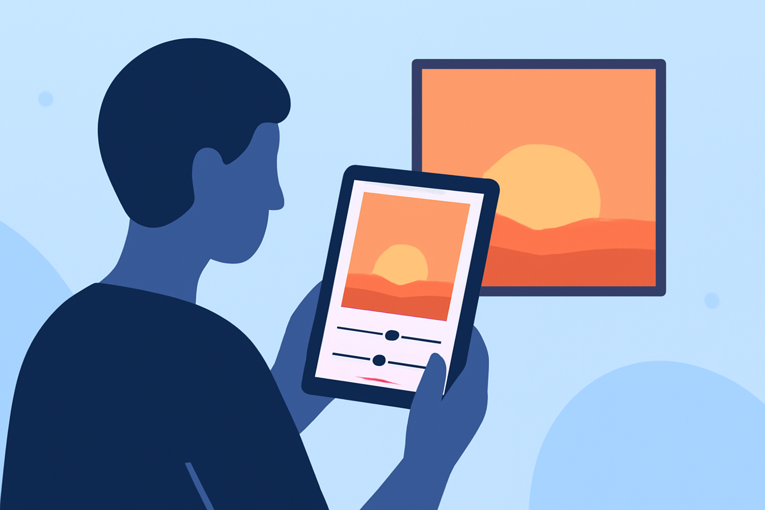 Editing Sunset Photos from Your Window Without a Computer