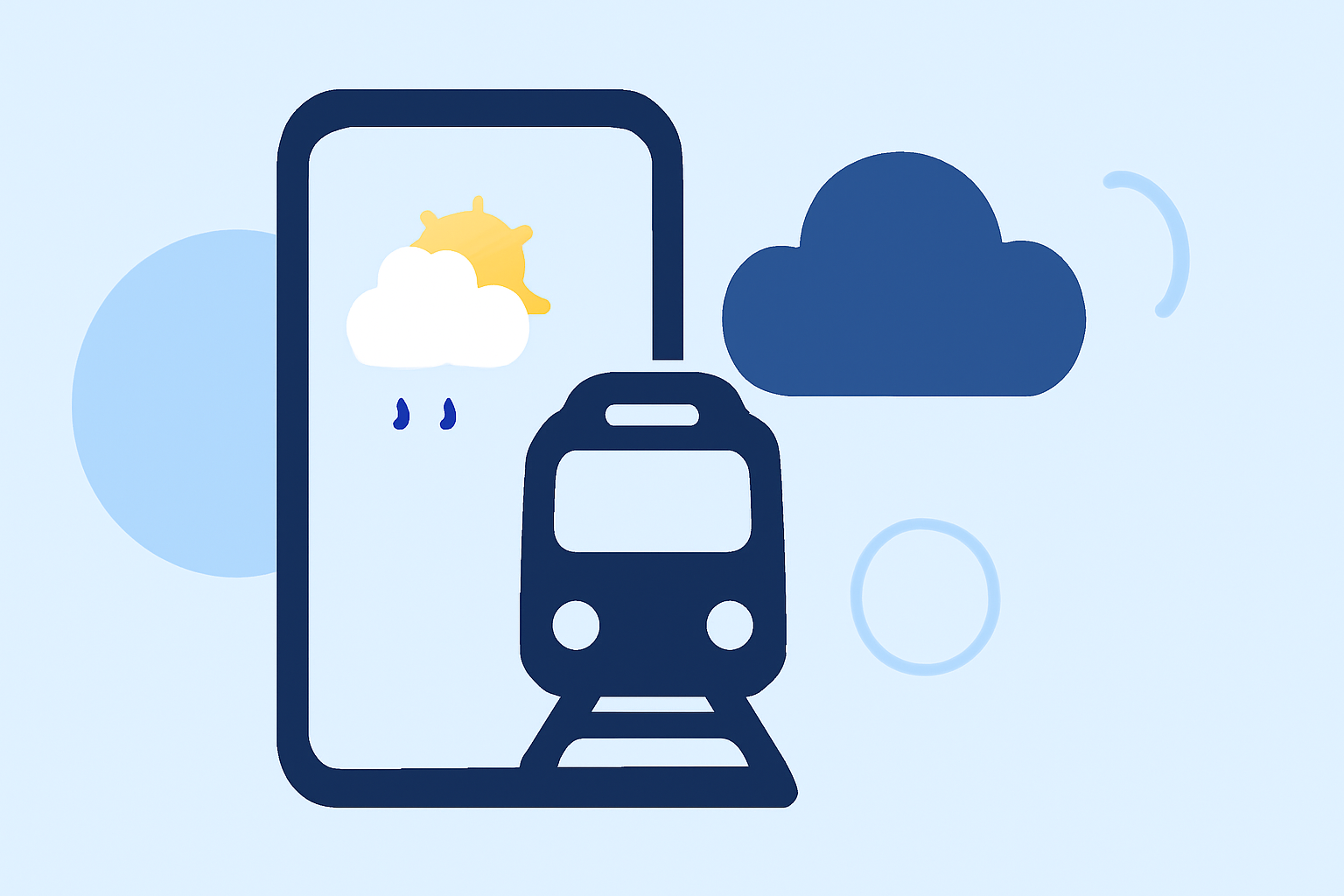 Navigating Weather Conditions for Trains on Android