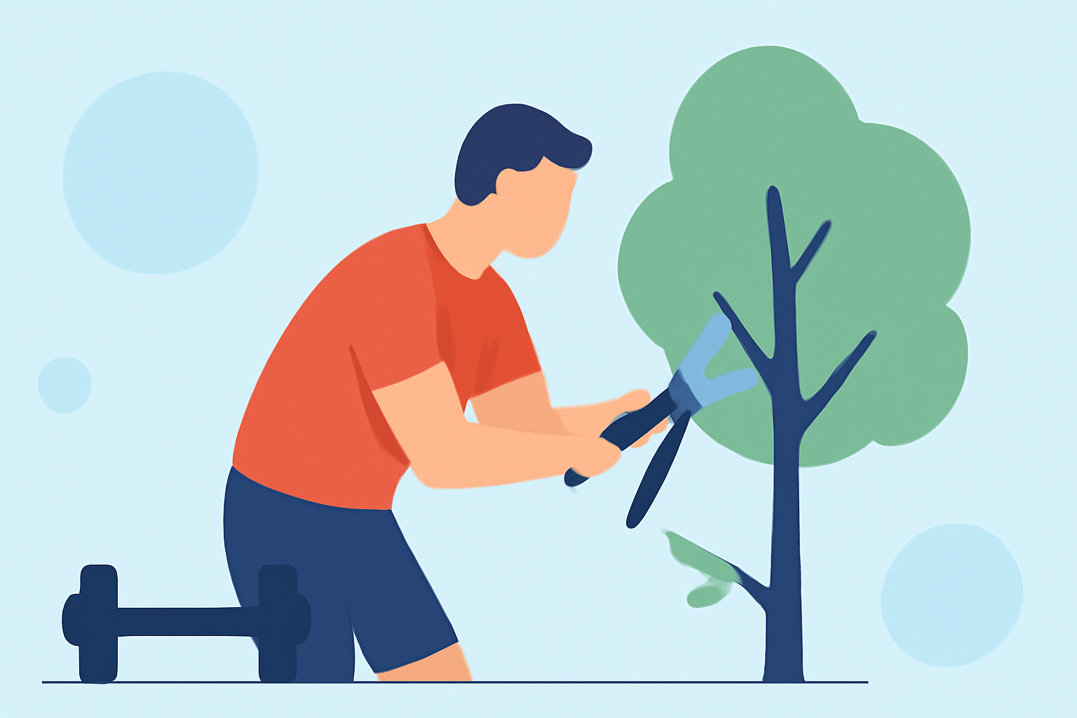 Optimal Weather Conditions for Tree Trimming During Workouts