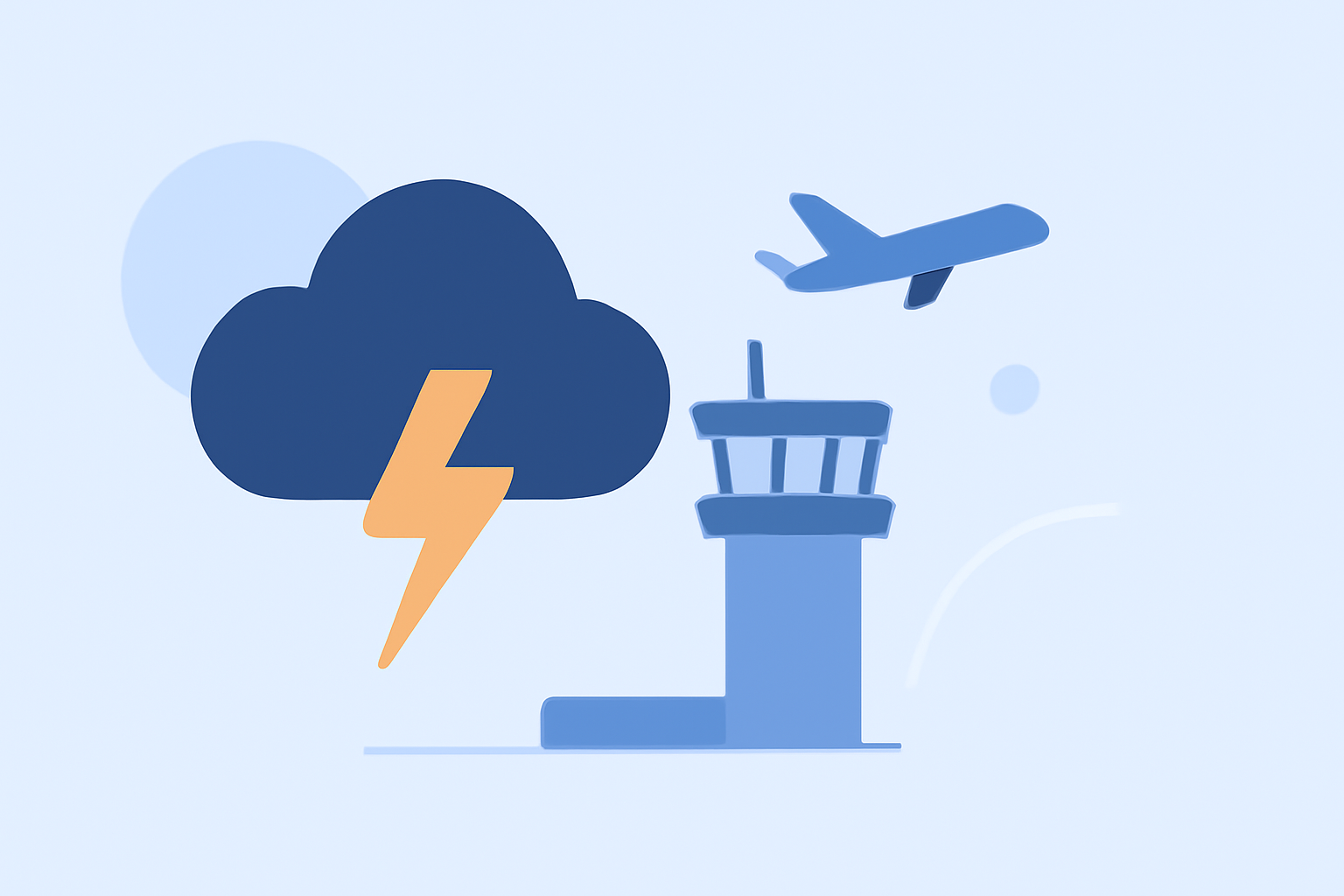 Understanding Thunderstorms Near Airports Before Your Flight