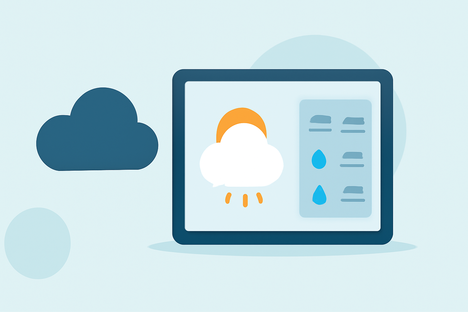 An Introduction to Weather for Rideshares on a Tablet