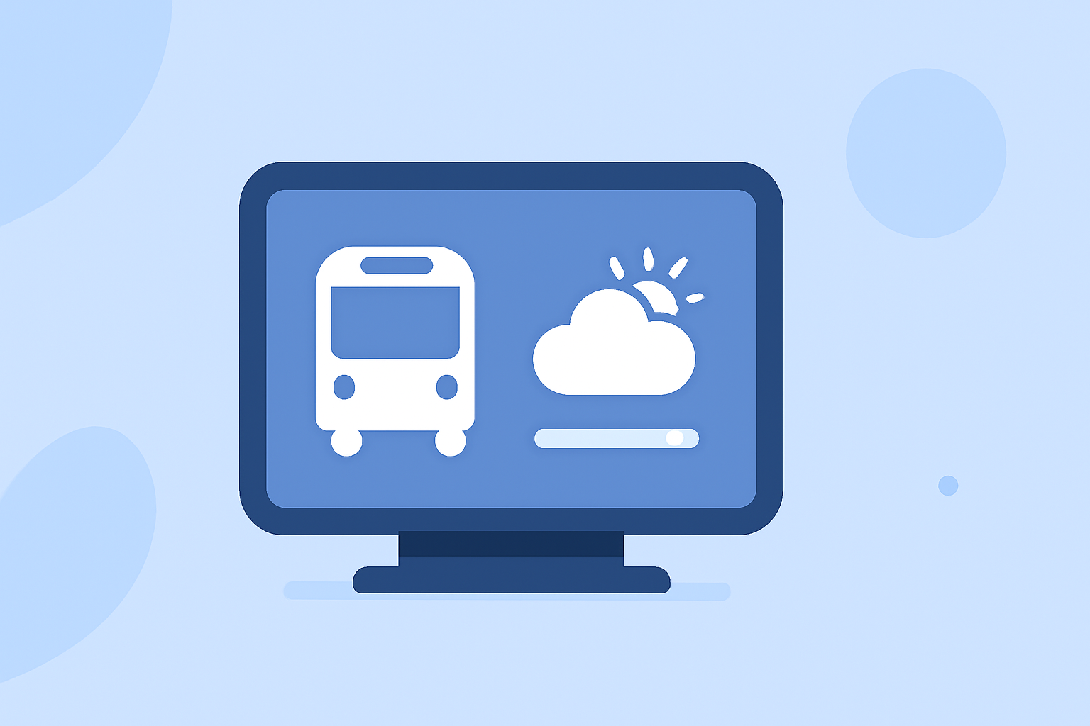 Avoiding Common Mistakes in Displaying Bus Weather Information on Smart Displays